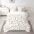 thumbnail image 2 of Castle Fairy Girls Chic Flowers Bedding Comforter Set,Spring Garden King Bedding Sets, 2 of 8
