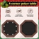 thumbnail image 3 of Foldable 8-player professional poker mesa con collapsible legs y cup holders: ideal para para texas holdem, blackjack, y home game nights, 3 of 8
