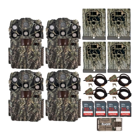Browning Trail Cameras Recon Force Elite HP5 (4-Pack) Bundle