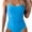 Blue, variant on Olaglory Women's One Piece Swimsuit Tummy Control Slimming Bathing Suit for Women Color Block Adjustable Strap High Cut Swimwear