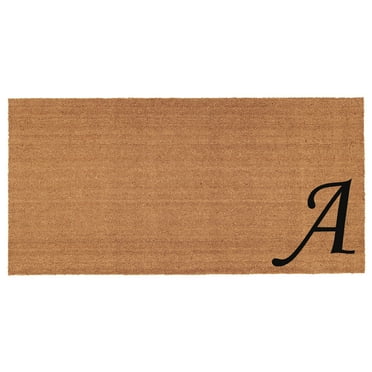 Urban Chic Monogram Doormat, 30" x 48" (Letter A)