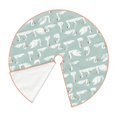 thumbnail image 2 of KLL White Swan Christmas Tree Skirt 48" ,Party Decorations Farmhouse for Christmas Decorations Holiday Party, 2 of 6