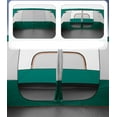 thumbnail image 4 of LIXI Large Camping Tent,8-12 Person 3 Door 2 Room Oxford Outdoor Hiking Tent with Waterproof,169"×120"×79",Green, 4 of 7