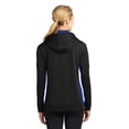 thumbnail image 3 of Sport-Tek Women's Fleece Colorblock Hooded Pullover, 3 of 3