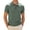 Green, variant on Men's Knit Textured Polo Shirt, Classic Fit Short Sleeve, Breathable Golf Polos for Men, Solid Color Casual Polos for Men Dark Gray XXXXL