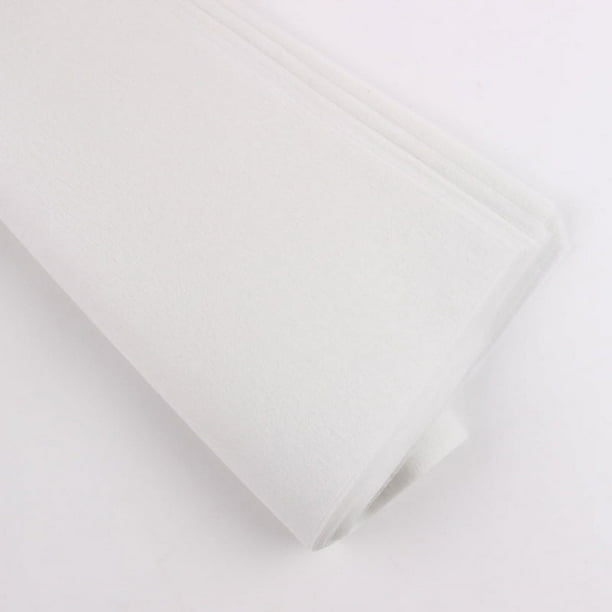 Xiao Hua Papel de algodón monocromático semitransparente, papel de revestimiento no tejido, papel plegado de ramo 50 * 50 cm (blanco)