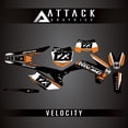 thumbnail image 3 of Attack Graphics Custom Velocity Complete Bike Graphics Kit for KTM 350 EXC-F 2016, 3 of 3