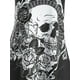 thumbnail image 4 of Más el tamaño de la impresión del cráneo del entrecruzamiento Tank Top Rosegal  Camisetas sin mangas de talla grande, 4 of 5