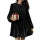 thumbnail image 1 of mfyjkho Vestidos para mujer, Vestido de terciopelo con temperamento para mujer, mono elegante, vestido de noche Vestidos festivos xl, 1 of 9