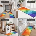 thumbnail image 5 of Rainbow Tie Dye Ink Pattern Kitchen Rugs Sets Of 3,Kitchen Runner Rugs Non Skid Washable,Decorative Kitchen Floor Mats for Kitchen,Sink,Laundry,17"x30"+ 17"x47" + 17"x59", 5 of 6