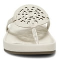 thumbnail image 4 of Vionic Women’s Solari Cream Leather Sandals – Arch Support, Adjustable Strap, Orthotic Slide for All-Day Comfort, 4 of 9
