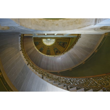 

Print: Monumental Stair Birch Bayh Federal Building Indianapolis