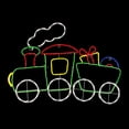 thumbnail image 2 of Northlight 32" NEON LED Lighted Animated Train Outdoor Christmas Yard Decoration, 2 of 3