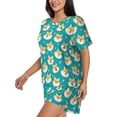 thumbnail image 2 of Xecao Cute Shiba1 print Swimsuit for women, Summer-ready, sporty style.Quick-dry fabric. Many sizes & colors., 2 of 9