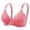 Watermelon Red, variant on Daznico Comfortable Wireless Lace Bralette for Women Breathable Full Coverage Lift and Support Adjustable Top Plus Size Back Support Underwear Bra