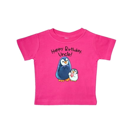 

Inktastic Happy Birthday Uncle!- Cute Penguins Gift Baby Boy or Baby Girl T-Shirt
