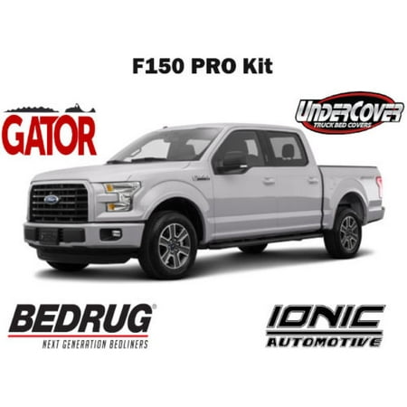 Ford F150 Accessories Gator PRO Accessory Kit fits 2015-2019 Ford F150 SuperCrew 5.5 FT Gator SR1 Roll-Up Tonneau Cover Ionic 5