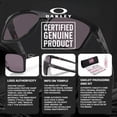 thumbnail image 6 of Oakley OO9100 Leffingwell Rectangle Shaped Non-Polarized Sunglasses for Men - Includes Official Eyewear Kit - Black Ink Frame with Prizm Grey Lens, 6 of 7