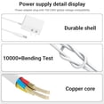 thumbnail image 4 of Cargador compatible con aspiradora inalámbrica LEVOIT LSV-V201-WUS/LVAC-120/LAVC-200, fuente de alimentación de batería, adaptador de CA de 1,8 m, cable de carga SAW15A-260-0500UD., 4 of 5