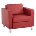 thumbnail image 1 of Fauteuil Pacific en Tissu Vinyle Rouge à Lèvres Dillon, 1 of 5