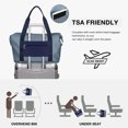 thumbnail image 6 of Gynky Travel Duffel Bag for Women Men Waterproof Carry On Expandable Duffle Tote Shoulder Weekender Overnight Bags w/ 3 Front Pocket/Wet Dry Pocket/Trolley Sleeve, Sport Dance Gym Luggage, 6 of 8