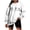 White-1, variant on XFLWAM Women's Oversized Fleece Sweatshirts Long Sleeve Crew Neck Pullover Sweatshirt Casual Hoodie Tops Gray L