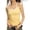 Womens tank tops Yellow, variant on Womens Tank Tops With Built In Bras American Retro Halter Stylish Camisole Autumn Winter Sleeveless Padded Inner Bottoming Tops Womens T Shirts Brown One Size