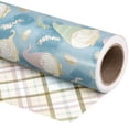 thumbnail image 1 of Papel de regalo WRAPAHOLIC, 43 x 10 m, reversible, azul y morado, 1 of 7