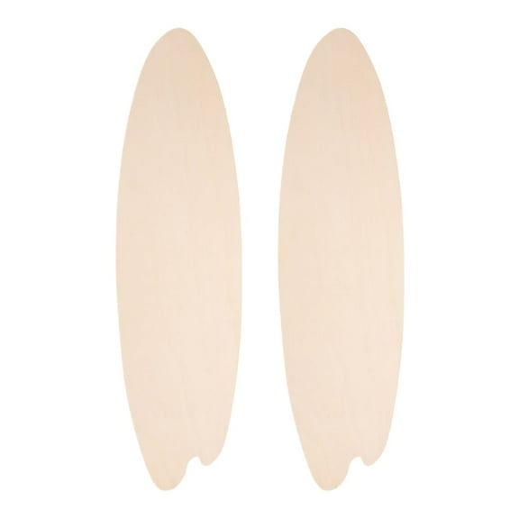 2 Pcs Wall Crafts Surf Board Decoration Surfboard Beach Decorations for Home Plaque Seaside