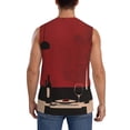 thumbnail image 4 of Balery Minimalist Romantic Dinner Camisetas sin mangas para hombre, absorbe la humedad y protege contra el mal olor.-3X-Large, 4 of 7