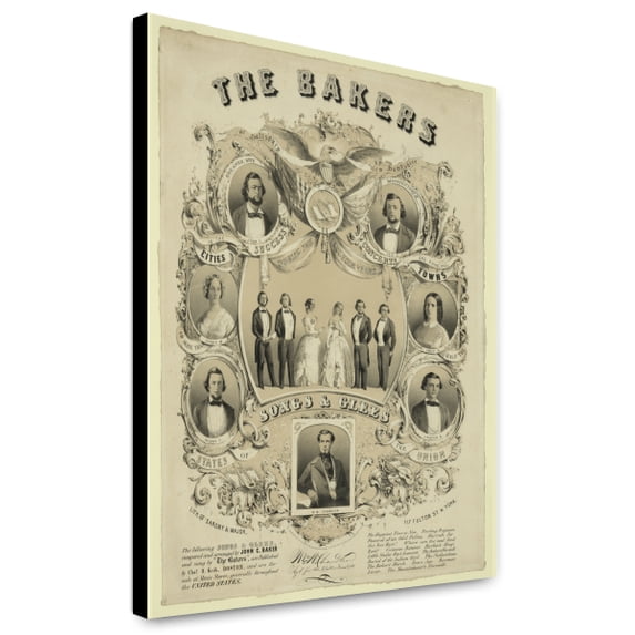 Canvas Print: The Bakers