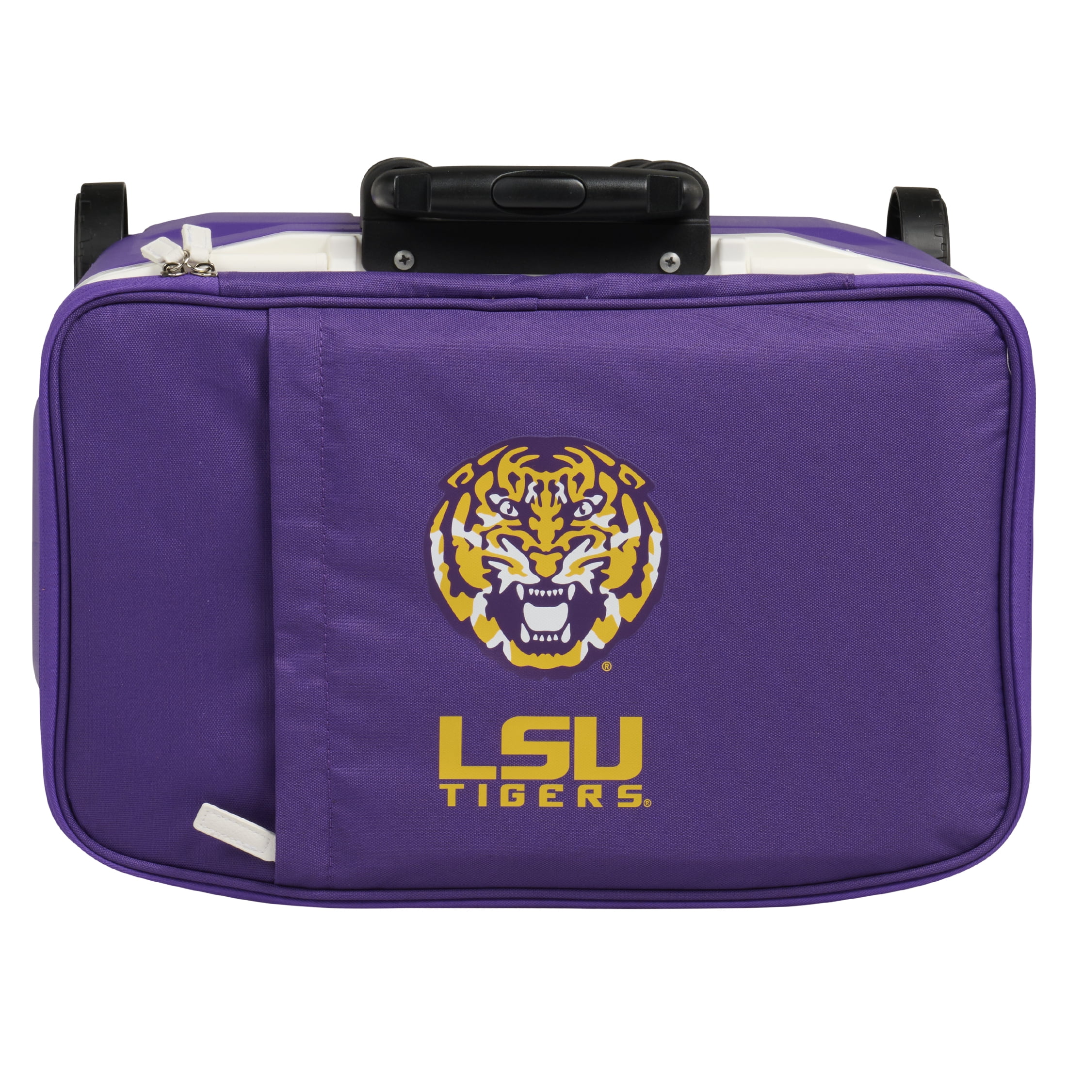 University of LSU Tigers 28 QT Laguna Soft Top Wheeled Cooler by Igloo, Purple