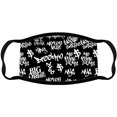 thumbnail image 1 of Biggie Smalls - Mascarilla Graffiti para Adultos Unisex (Negro, Blanco), 1 of 2