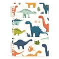 thumbnail image 7 of FORMRS 1-Subject Spiral Notebook 8" x 5" College Ruled 60 Refillable Sheet A5 Hard Cover, Dinosaur Pattern, 7 of 7