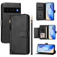 thumbnail image 3 of Funda para Google Pixel 6 Pro 5G Cartera de Mano con Cremallera y Correa Cruzada Desmontable, 3 of 5