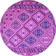 thumbnail image 1 of Ahgly Company Indoor Round Persian Purple Traditional Area Rugs, 8' Round, 1 of 4