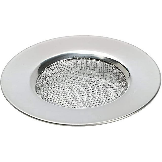 filtre D'vier De Douche 78mm - Capteur De Cheveux Avec Prize - Couvercle D'vier De Cuisine - Filtre De Drainage D'vier En Maille D'acier Inoxydabl