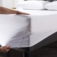 thumbnail image 1 of Classic Brands Defend-A-Bed Protector de colchón impermeable, poliéster, Blanco, Plein, 1 of 11