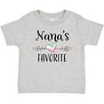 thumbnail image 3 of Inktastic Nana's Favorite Heart Grandchild Boys or Girls Baby T-Shirt, 3 of 5