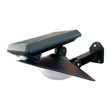 

2023 Newly Solar Outdoor Wall Lights Sunrise And Sunset Motion Sensors LED Exterior Wall Lights Porch Warm White Light Fence And Three Lighting Modes forThe Courty black