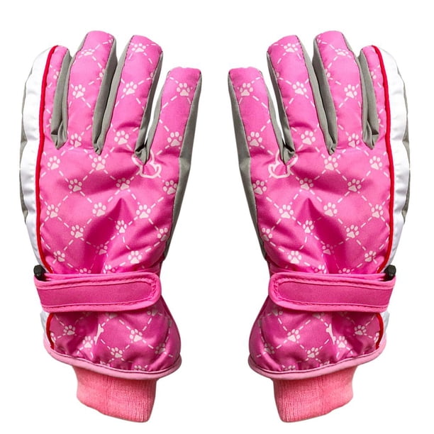 Esquí Nieve Guantes Impermeable Invierno A Prueba De Viento Antideslizante Guantes Cálidos Para Niños Niñas Minnieouse HA046672-02