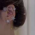 thumbnail image 3 of 2 Pcs Boucles d'Oreilles à Clipser pour Femmes Sans Perçage Clips d'Oreilles, 3 of 4