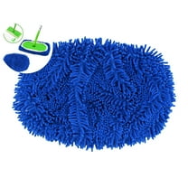 WNFJR Washable Microfiber Mop Replacement Heads – Fine Fiber Reusable Mop Pads for Hardwood, Tile & Laminate Floors – Universal Fit for Standard Mops