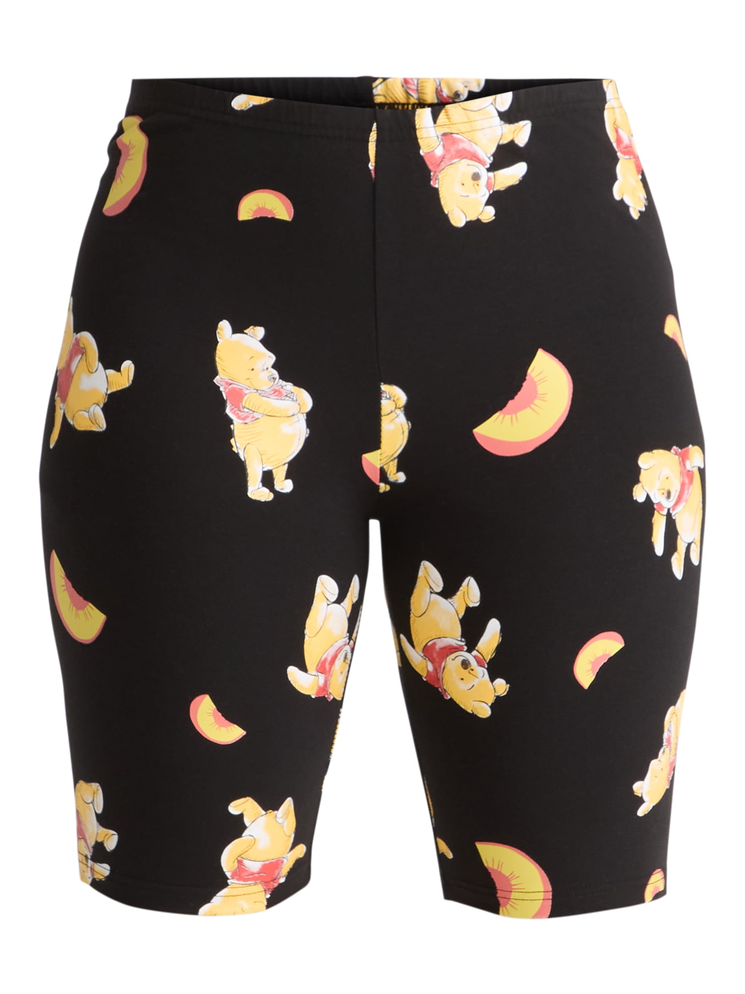 Disney Women’s Winnie the Pooh Print Biker Shorts, Sizes XXS-XXL