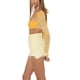 thumbnail image 3 of VISgogo Mujeres Casual Crop Tops, Color Sólido Manga Larga Malla Patchwork Slim-Fit Backless Tops VISgogo moda, 3 of 4