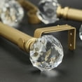 thumbnail image 6 of SKYPLUS LIVING 1-1/8 inch Single Window Curtain Rod with Crystal Finial Set,Adjustable 36-72 in,Gold, 6 of 8