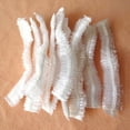 thumbnail image 4 of Disposable Shower Cap, 100pcs Individually Wrapped Larger and Thicker Waterproof Shower Caps, Plastic Bath Caps Hair Caps for Women, Home Use, Hotel, 4 of 6