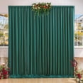 thumbnail image 1 of Cortinas Antirrugas para Fondo de Fiesta Verde Cazador 3x2m, 1 of 9