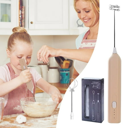 Handheld Egg Beater Mixer Powerful 6 Speed Settings with Durable Stainless Steel Whisk Attachments for Baking and Cooking Results