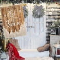 thumbnail image 2 of Let It Snow House flag 28x40 Inch Winter Snowflake Christmas Tree Outside Decorations Rustic Wood Xmas Quotes Burlap Yard Flags Double Sided, 2 of 6